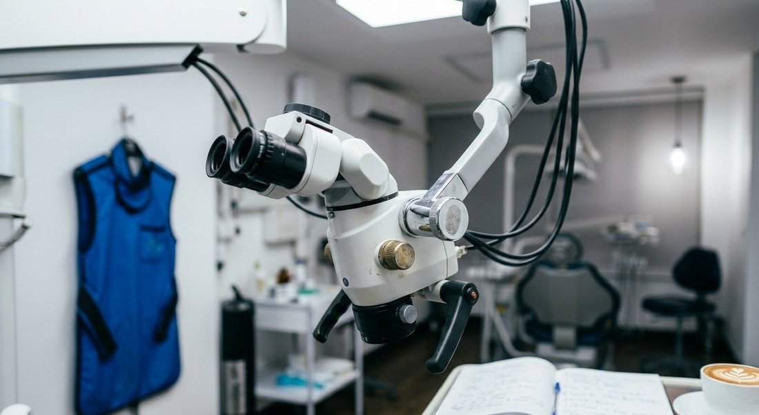 Microscopio clínico para endodoncia